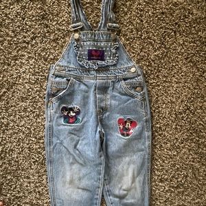 Vintage Minnie Mouse overalls